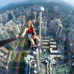 selfie in shenzhen