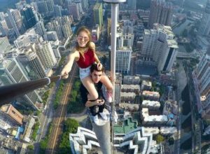 selfie in shenzhen