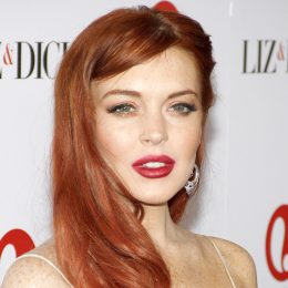 LOS ANGELES, CALIFORNIA - November 20, 2012. Lindsay Lohan at the Los Angeles premiere of 'Liz & Dick' held at the Beverly Hills Hotel in Los Angeles.