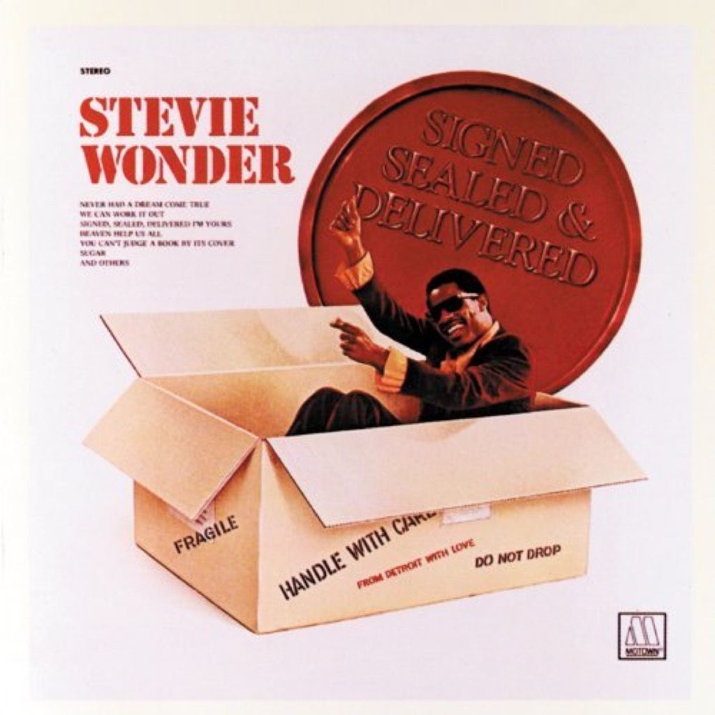 Stevie Wonder "Signed Sealed & Delivered" Cover