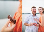 Evan Wilt proposes to Haley Byrd using 3-D printed Kit Kat bar.