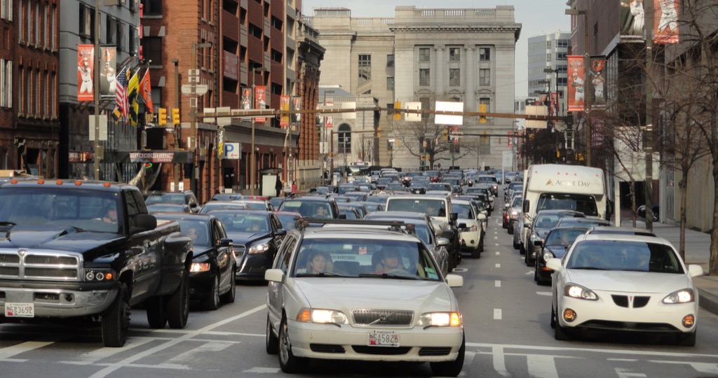 baltimore md worst cities to drive in