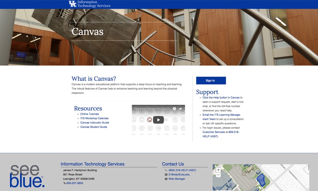 canvas uky most popular web search every state