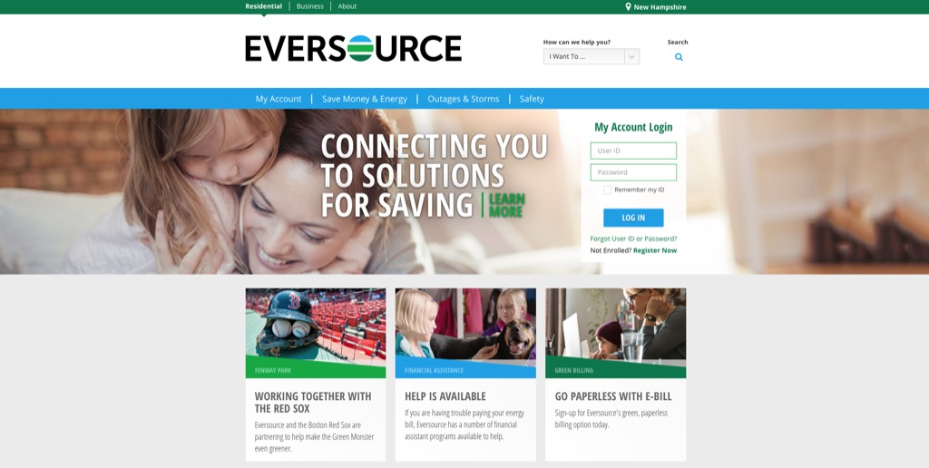 eversource nh most popular web search in every state