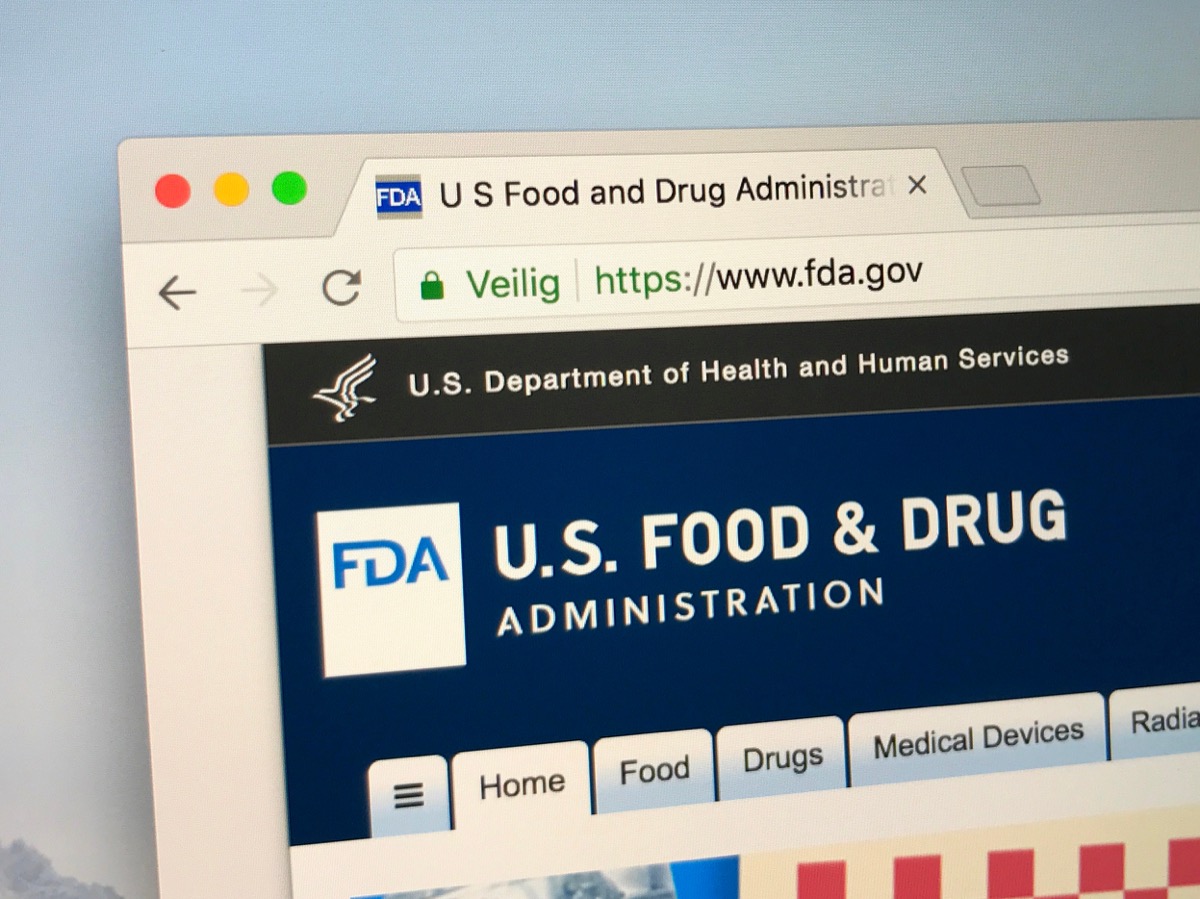 FDA website, astonishing facts