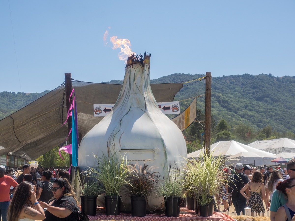 the gilroy garlic festival in california - weird summer traditions