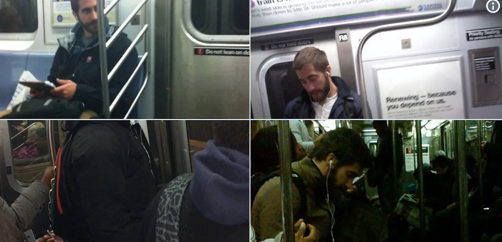 Jake Gyllenhaal Celebrities Using Public Transportation