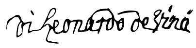 Leonardo Da Vinci Bad Signatures