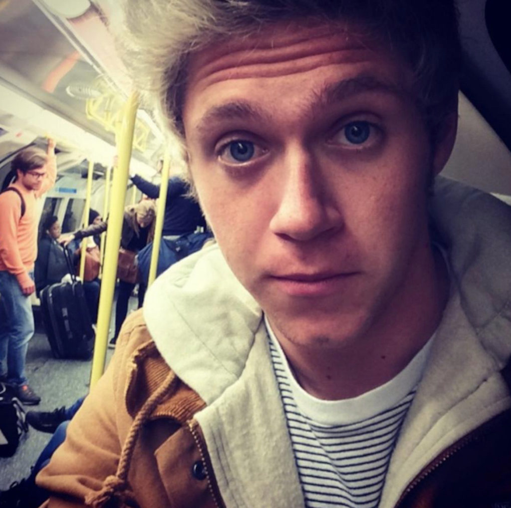 Niall Horan Celebrities Using Public Transportation