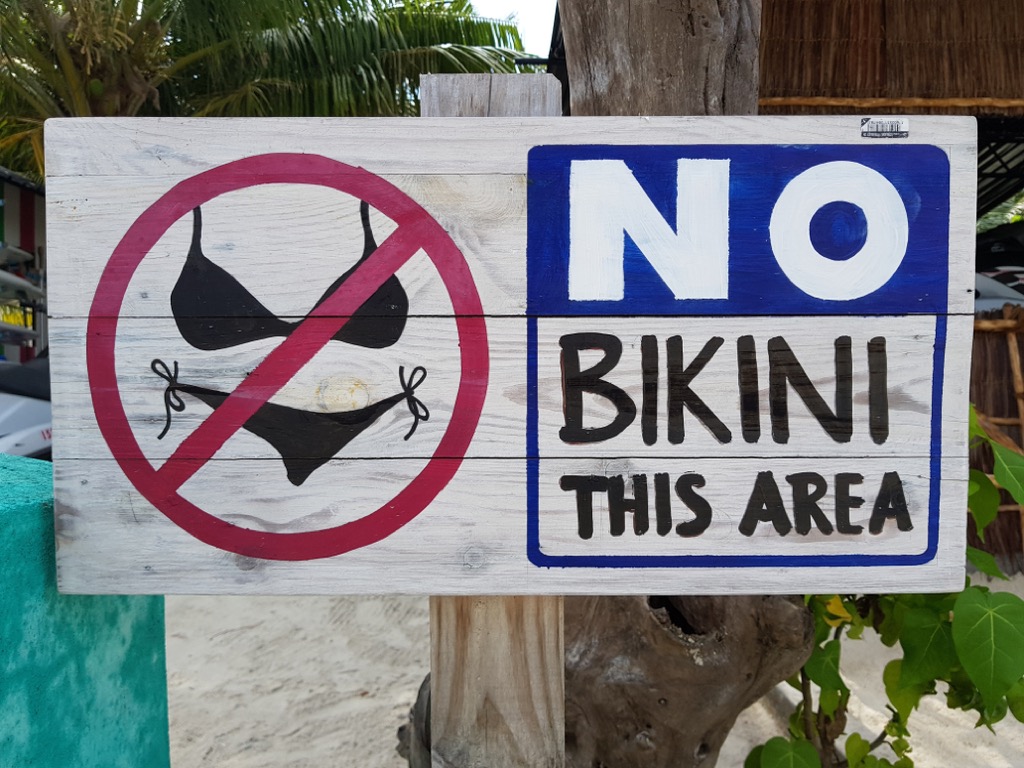 bikini ban