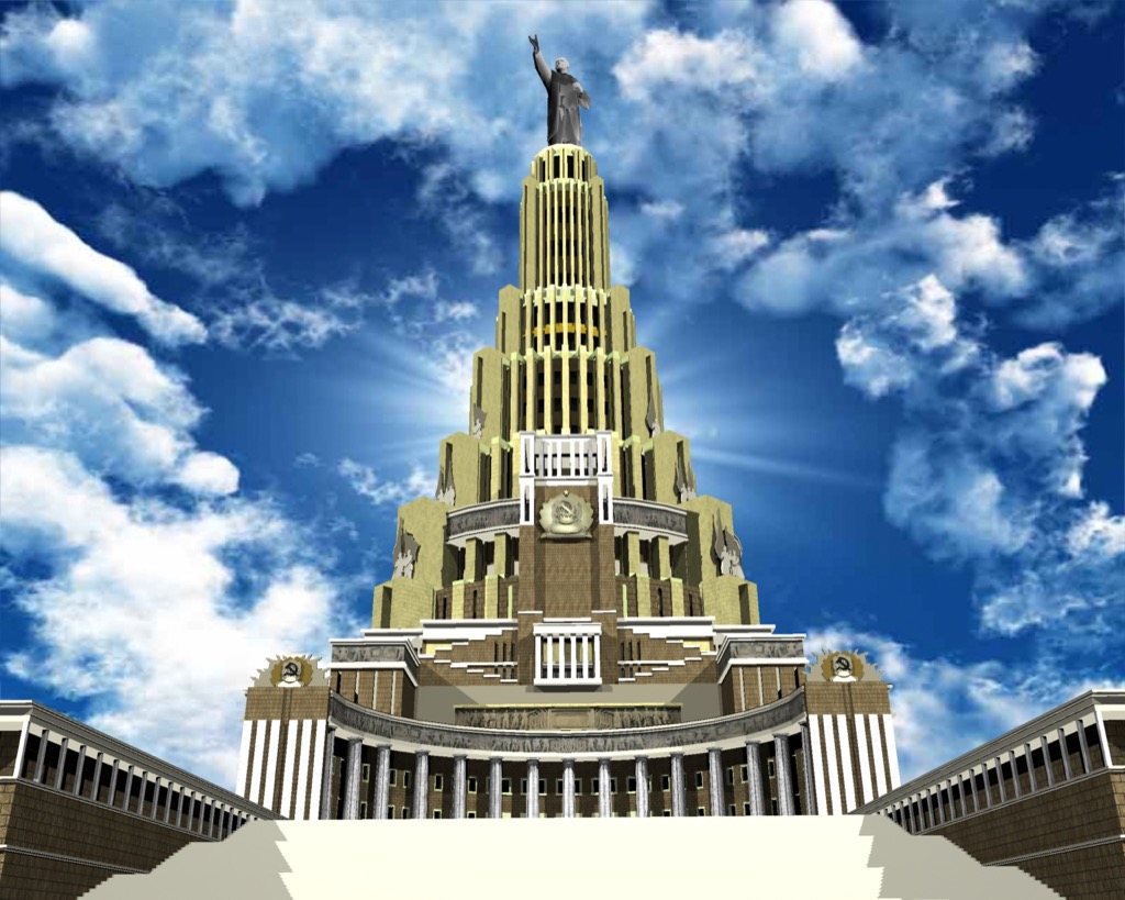 Palace of the Soviets Russia Craziest Buildings That Never Happened