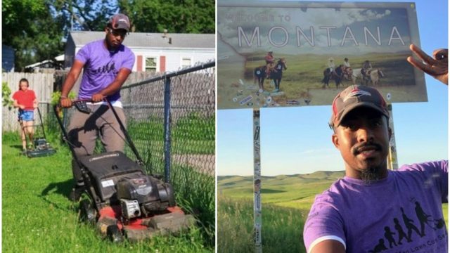 man completes his mission of mowing lawns in all 50 states