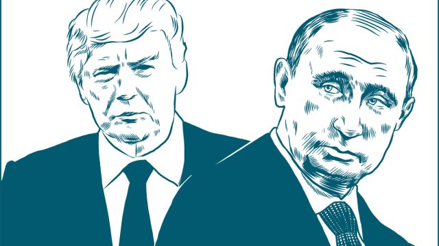 Donald Trump and Vladimir Putin