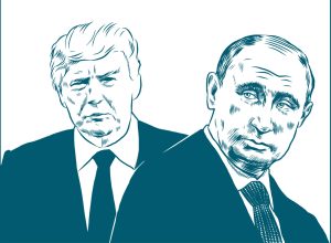 Donald Trump and Vladimir Putin