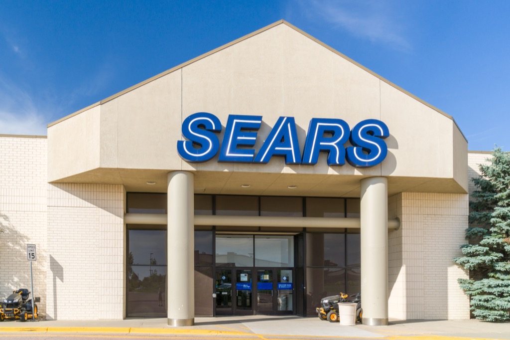 Exterior of Sears store