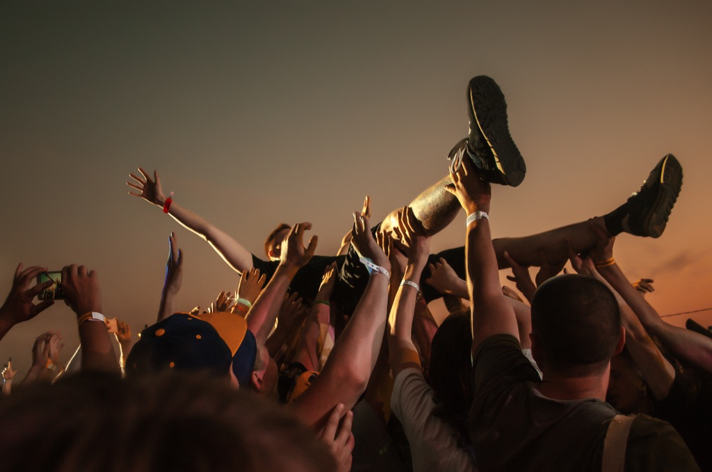 crowd surfing advice you should ignore over 40
