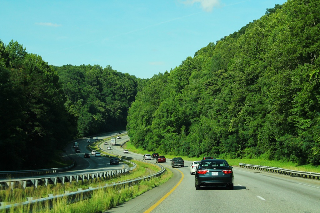 south carolina i26 busiest road in every state