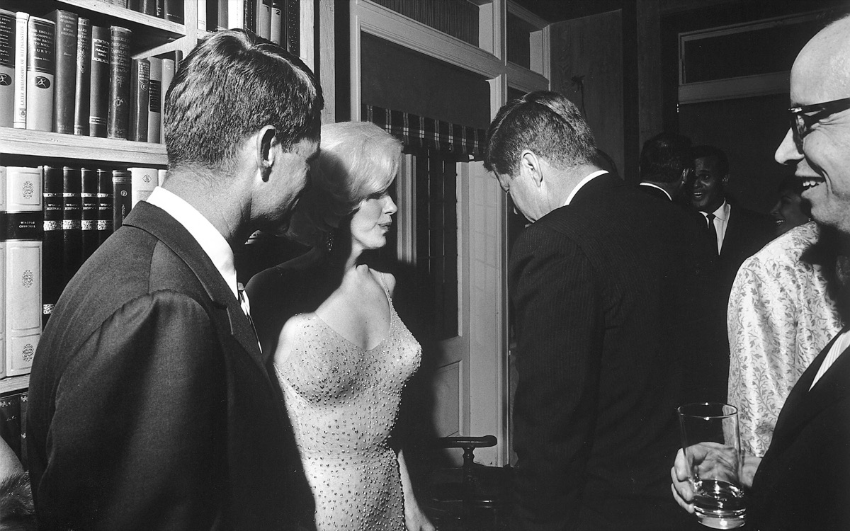 Marilyn Monroe with John F. Kennedy