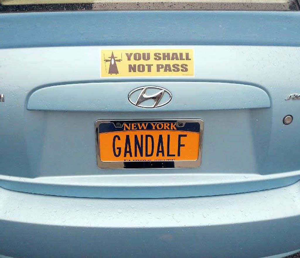 FUNNY VANITY PLATES