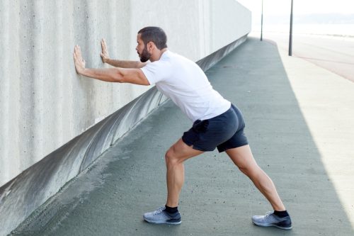 outdoor calf stretch, smart person habits