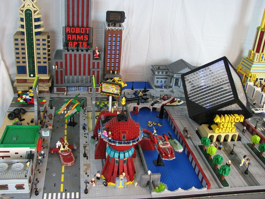 Futurama's New New York in Legos