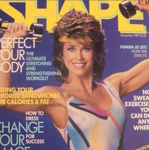 Jane Fonda shape magazine
