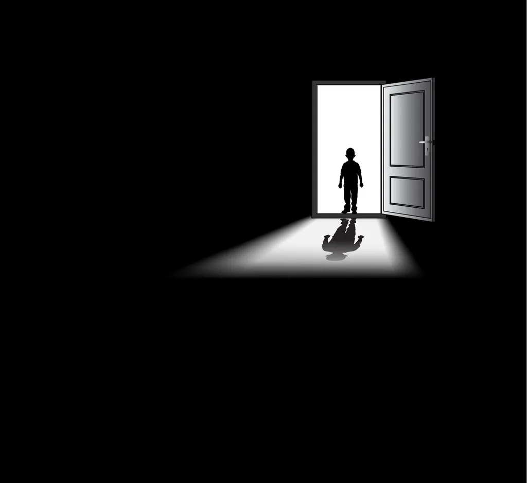 Kid Entering Dark Room Dreams