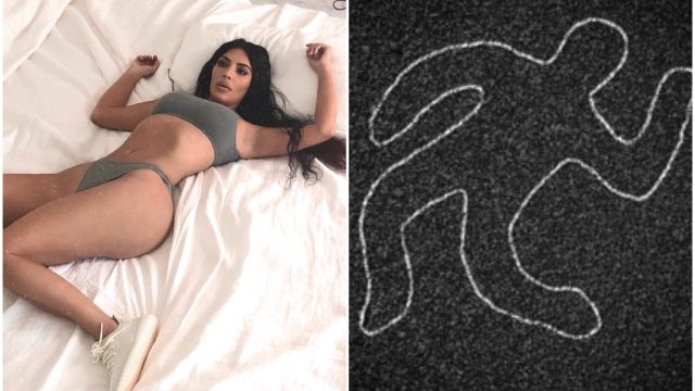 kim kardashian's photo promoting the new "butter" yeezy sneakers gets the meme treatment.