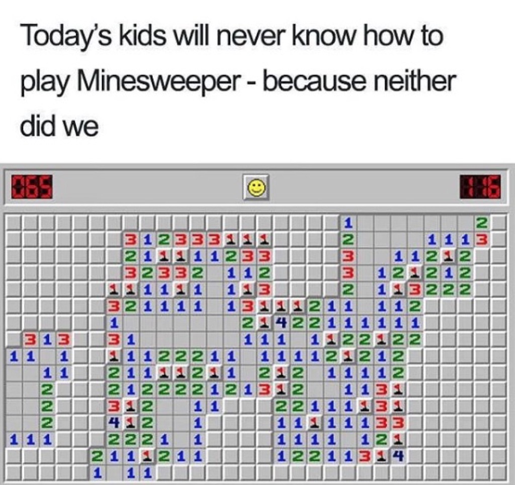 Minesweeper meme