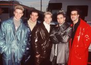 n'sync with frosted tips in the 1990s