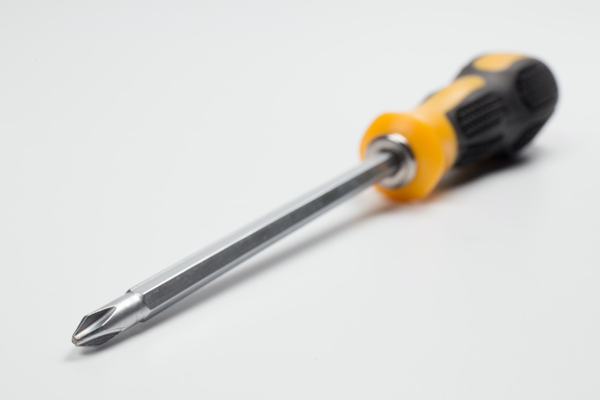 yellow and black screwdriver