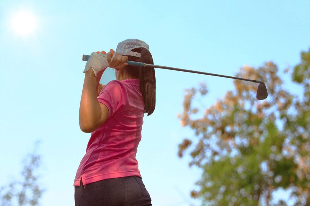 golf woman - what men find attractive in women