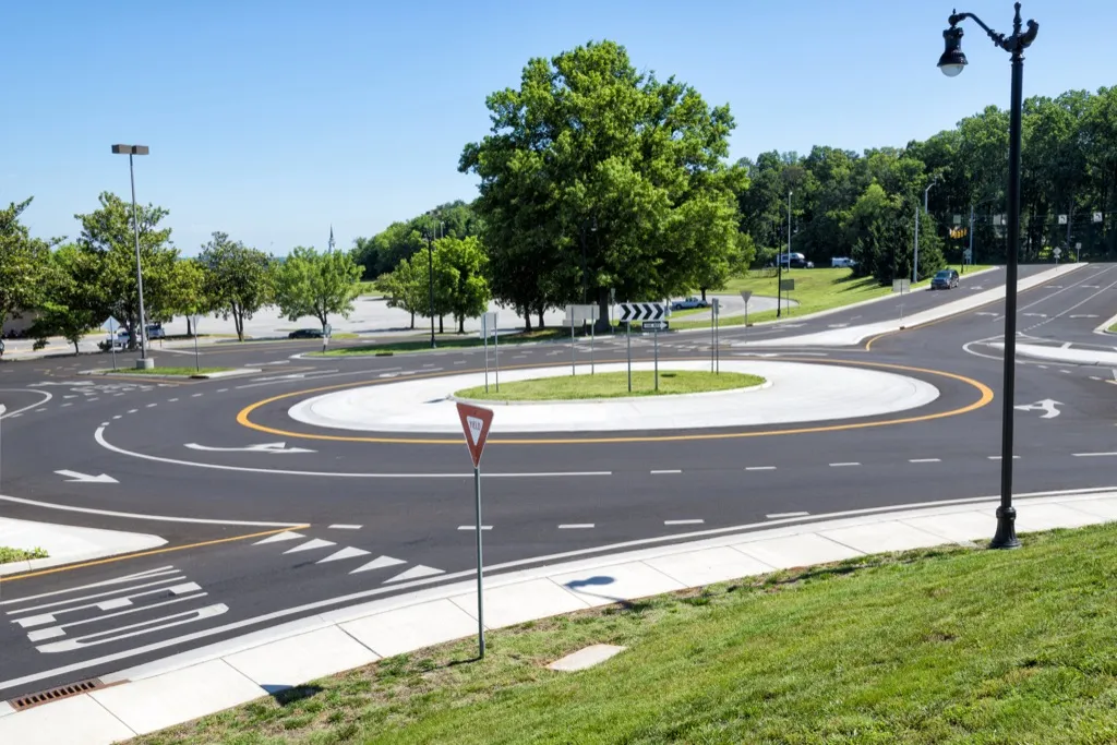 roundabout or travel circle