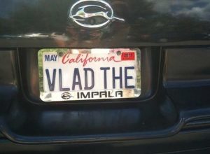 funniest vanity plates