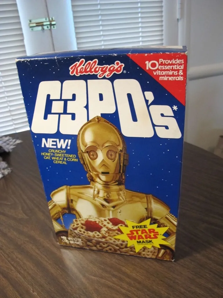 Vintage cereal box