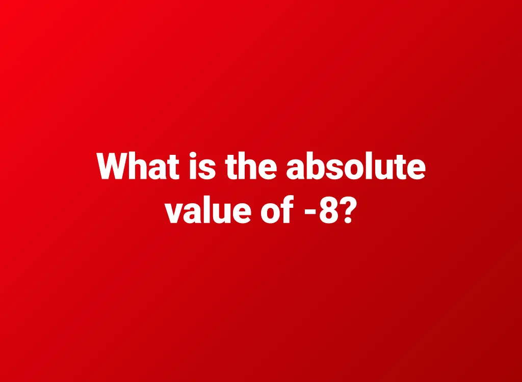 absolute value 6th grade math