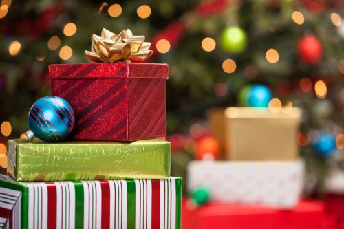 Christmas Presents Under a Tree Pay it Forward Stories
