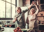 elderly couple dancing in a kitchen, ways to feel amazing