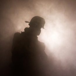 firefighter putting out home fires