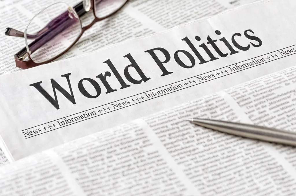 newspaper with politics