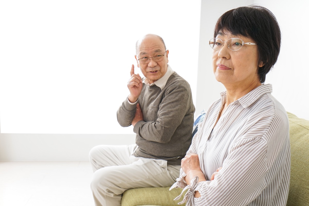 older couple fighting things you should never say in an argument with your spouse