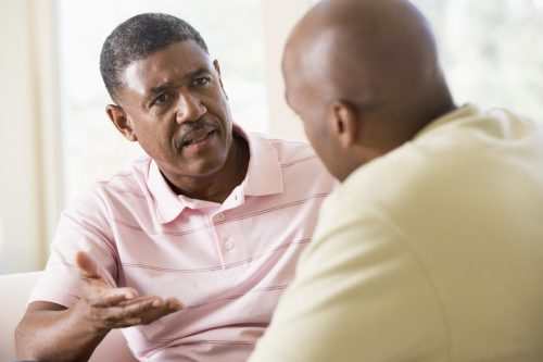 older men arguing earliest signs of alzheimer's