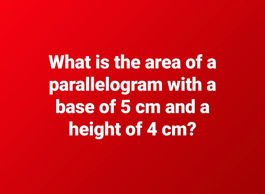parallelogram questions