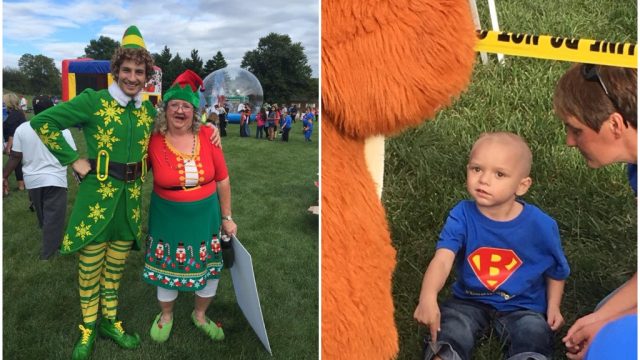 ohio town throws christmas parade for Brody Allen, a two-year-old boy with only a month left to live.