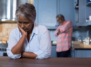 upset older woman, over 50 regrets