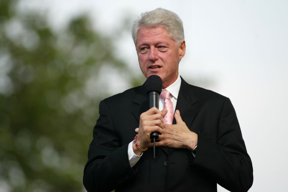 bill clinton adopted celebrities