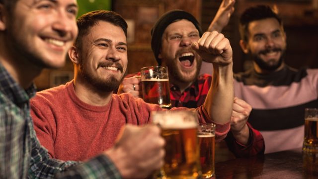 men drinking ways we're less healthy