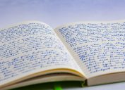 Handwritten notes in a notebook showing great handwriting