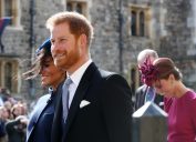 harry and meghan at eugenie wedding