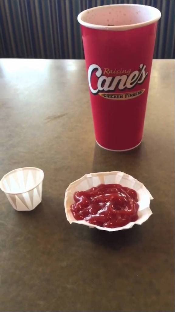 ketchup cup hack